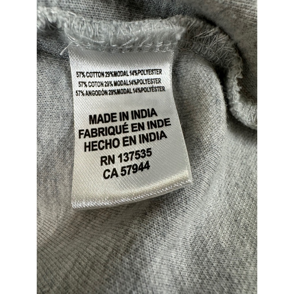 Mizzen + Main Performance Knit Quarter Zip Pullover Sweater Men Size M Gray EUC - Picture 3 of 8